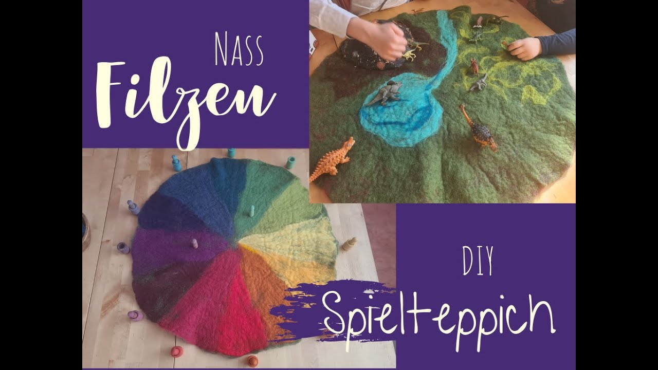 DIY Spielteppich| Filzen