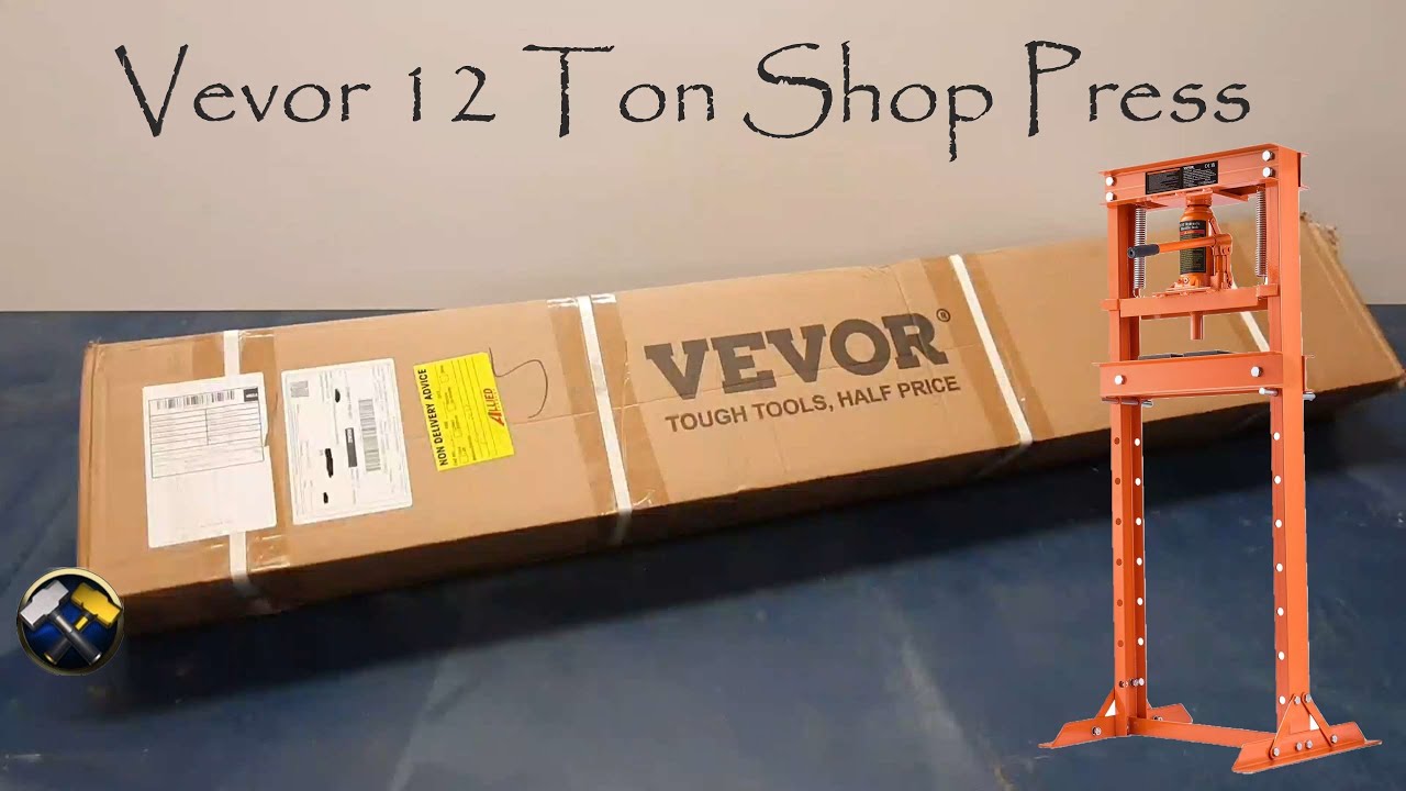 Проект и обзор гидравлического пресса VEVOR 12 тонн
