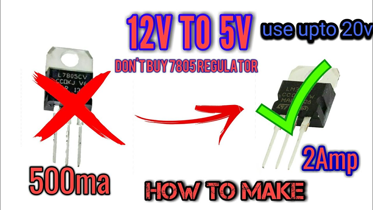 How to make phone charger 12v to 5V 2A | Phone charger upto 12-35V | DIY | Home Made Phone Charger