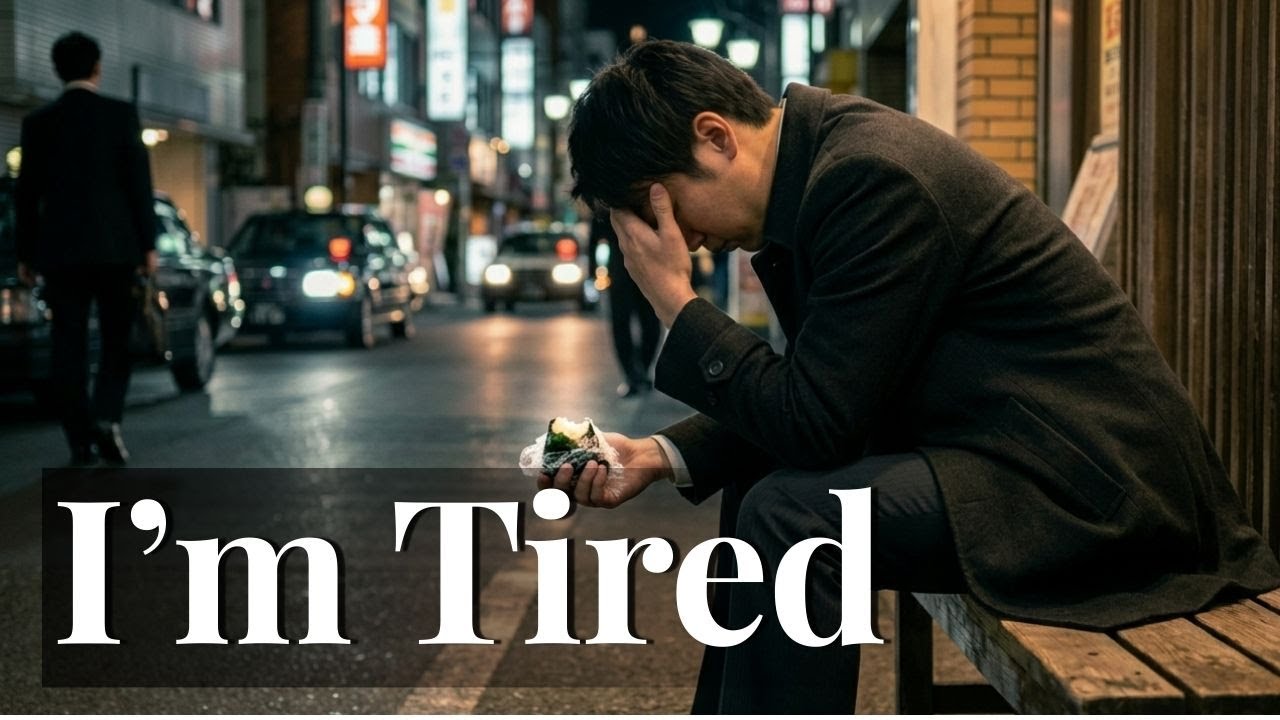 After 13 Hours of Work — A Low-Salary Japanese Salaryman’s Night Walk Home