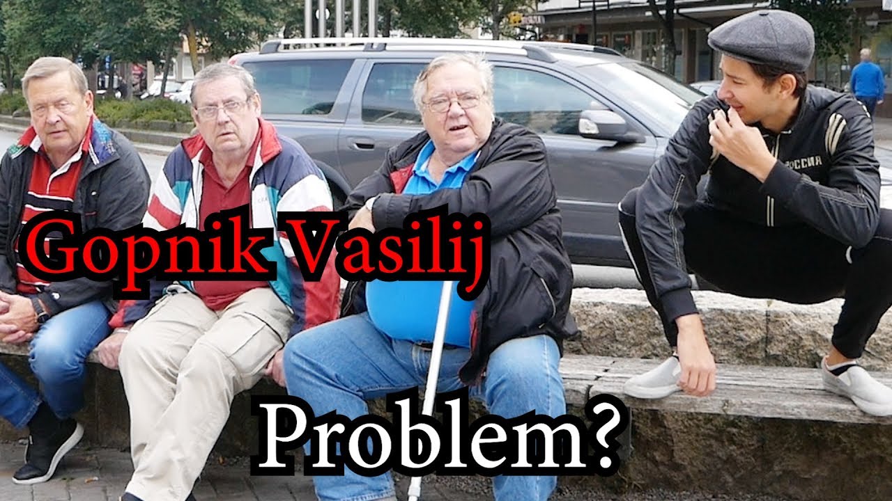 GOPNIK VASILIJ PRATAR RYSKA MED FOLK!
