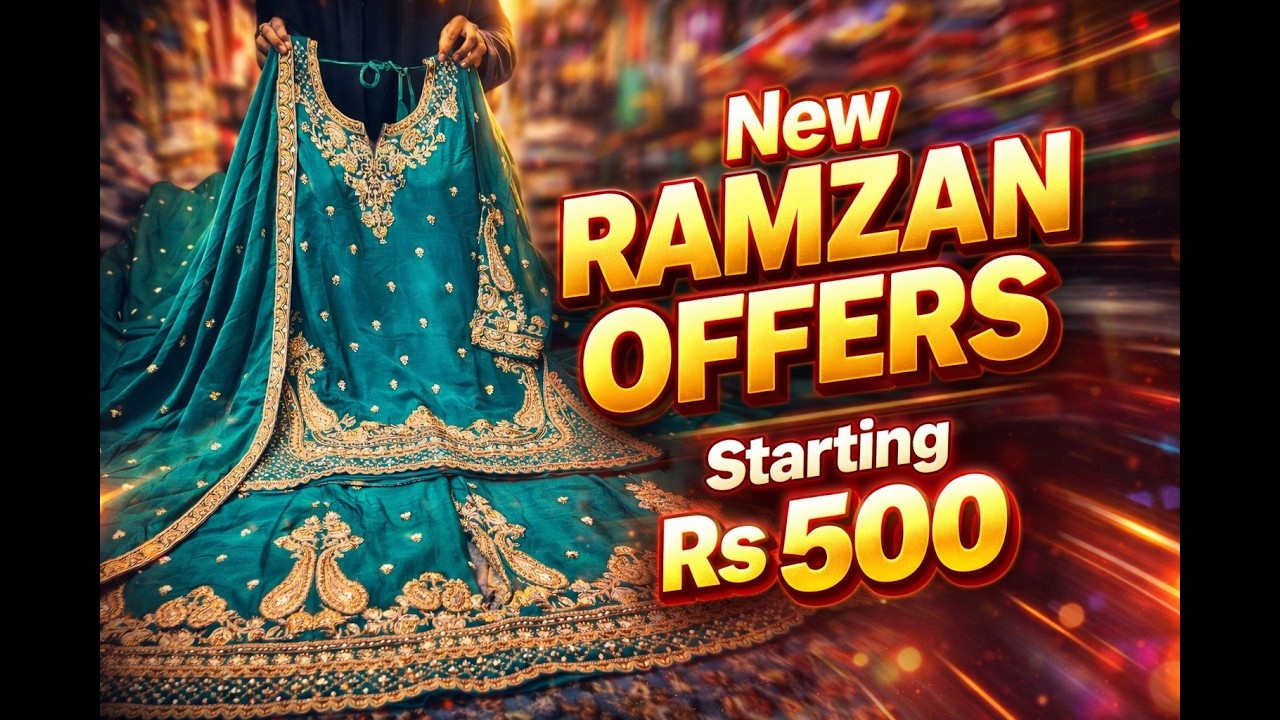 Ramzan Special Offers | Starting Just Rs 500 | Dress Material | Premium Wear | Moti Taka | Hyderabad