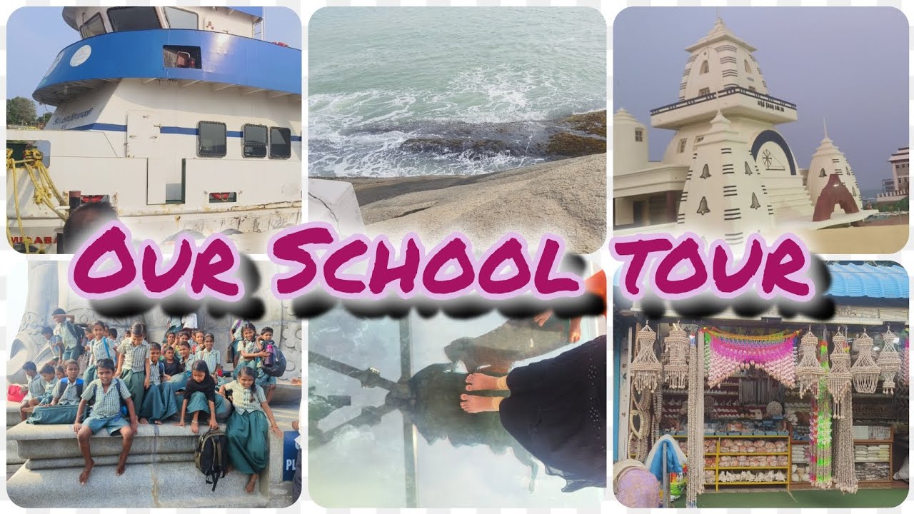 Our school tour // kanyakumari // thottipalam // tirparappu falls