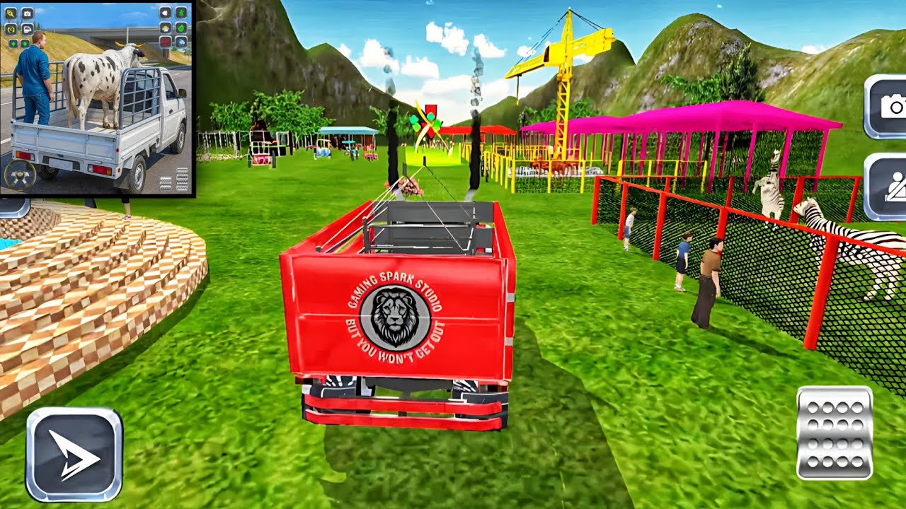 Wild Animal Cargo 3d Gameplay | Animal Transport Truck Game | Level 1,2