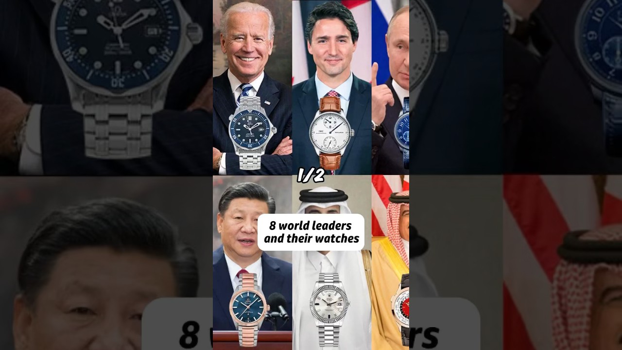 8 world leaders and their watches. #shortvideo #news #celebrities #kimjongun #macron #putin
