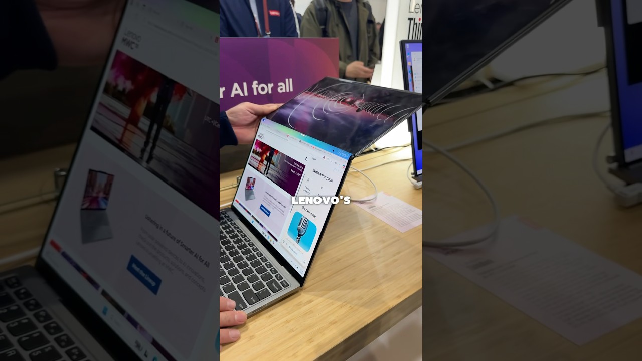 Lenovo&rsquo;s Latest Folding Laptop Concept at MWC 2025!