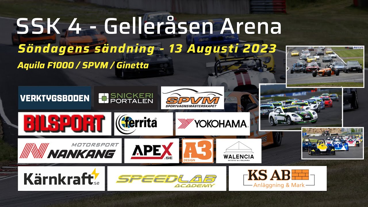 SSK-serien deltävling 4, från Gelleråsen Arena - Söndag