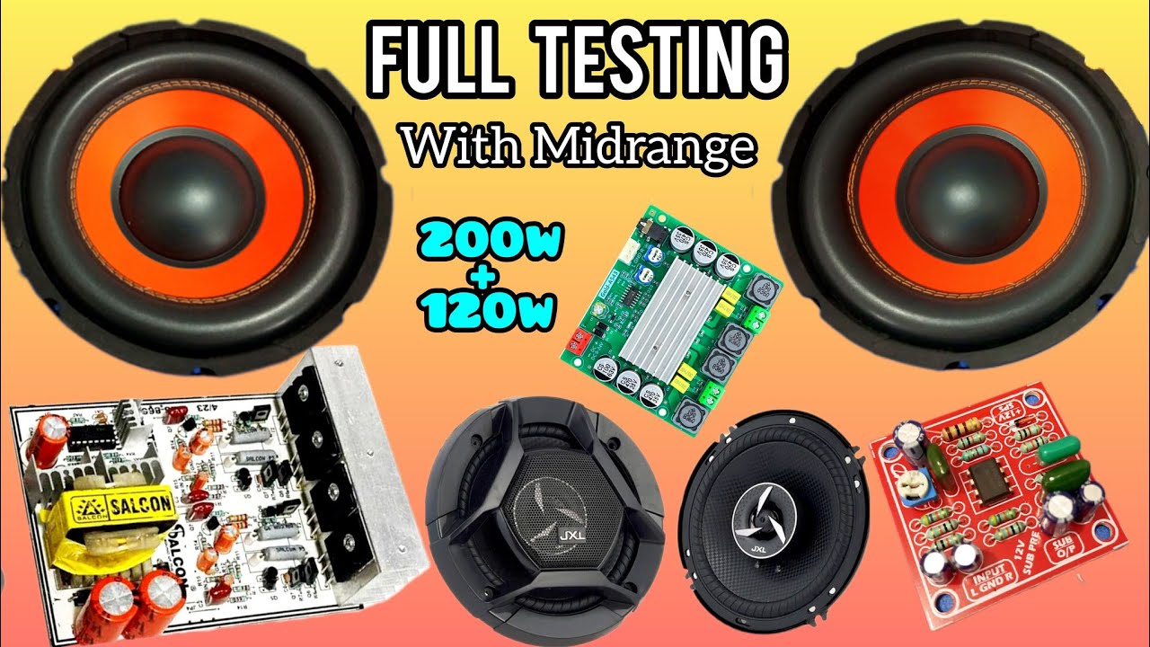 200W Double Channel Deep Bass with 120W Midrange | GoldA543