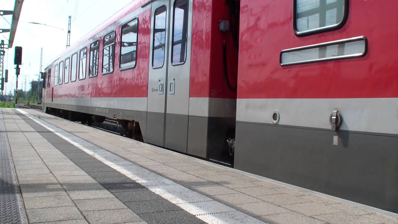 Die Schöne BR 628 642 zum Genießen in Rostock HBF und 2 BR 101 mit IC