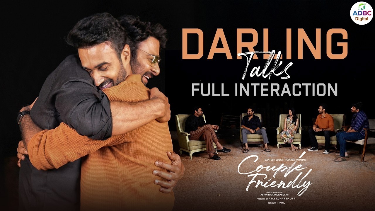 DARLING Talks Full Interaction | Couple Friendly | Prabhas | Santosh Soban | Ashwin | ADBC Telugu