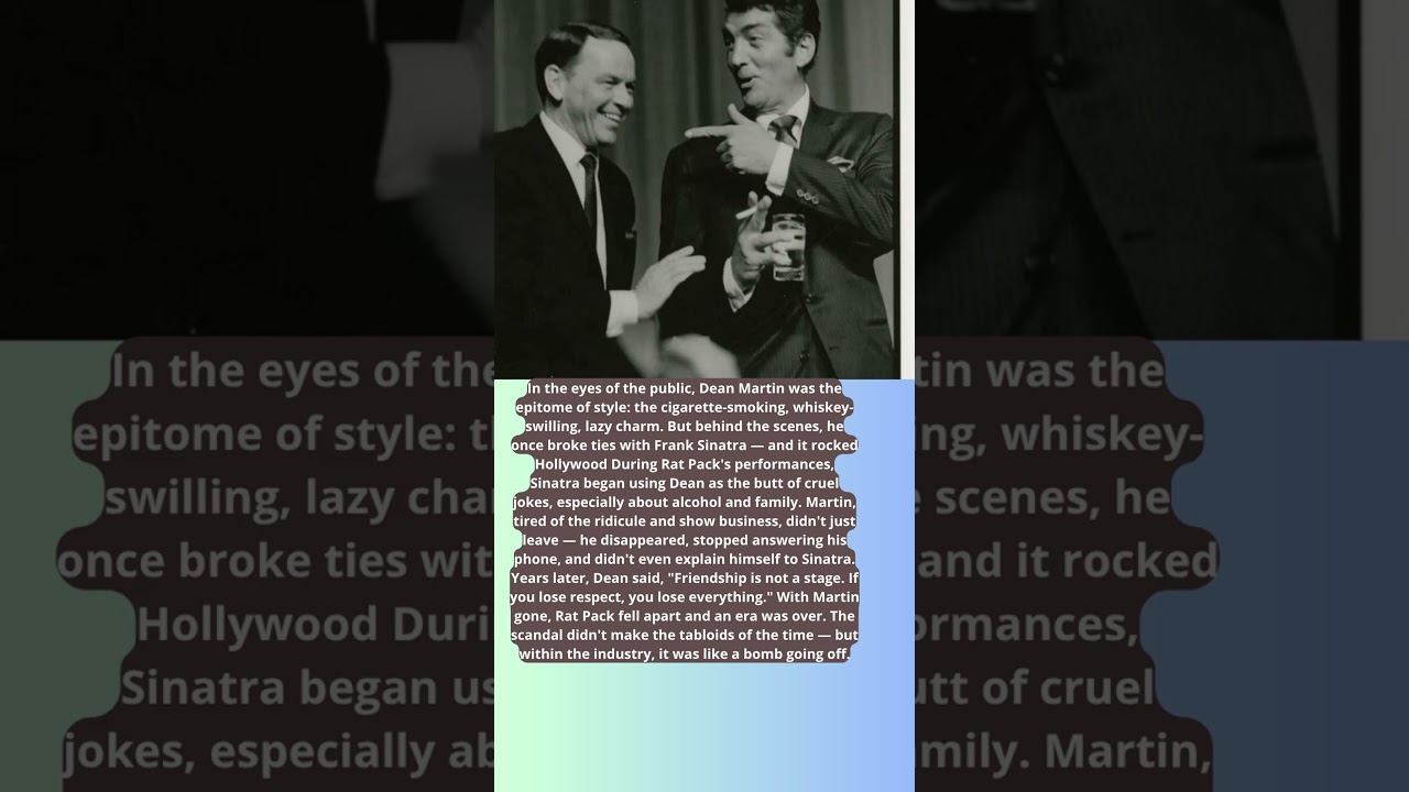 Dean Martin The Scandal That Broke the Rat Pack #facts #hollywood #history #movie #new