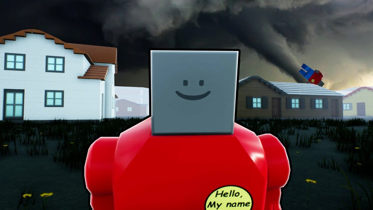 LEGO TORNADO DESTROYS LEGO CITY?! (Brick Rigs Gameplay Roleplay) Lego Tornado Survival Challenge!