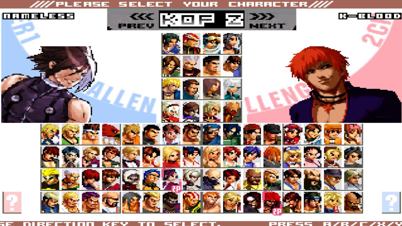 [KOF ZILLION MUGEN] The King Of Fighter Zillion MK2 Full Mugen