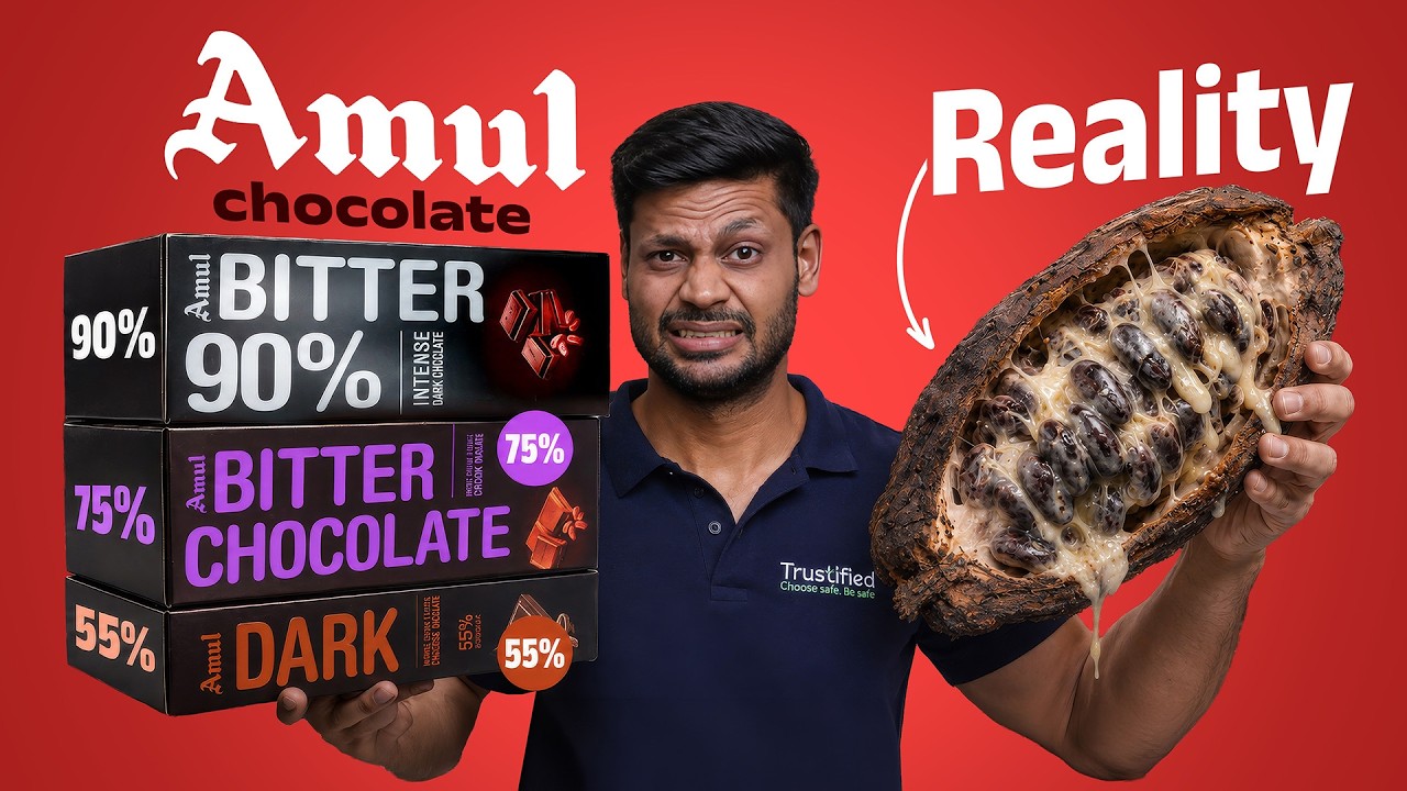 AMUL DARK CHOCOLATE - 55%, 75%, 90% || LAB TEST REPORT || PASS OR FAIL ?? 