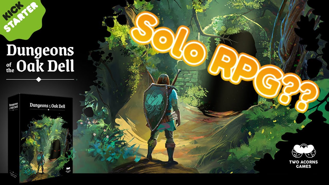 Dungeons of the Oak Dell: a Solo-able Print and Play Dungeon Crawl! UNBOX & OVERVIEW
