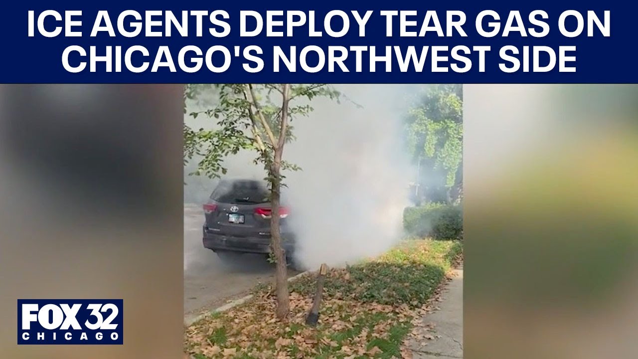 ICE agents deploy tear gas on Chicago's Northwest Side