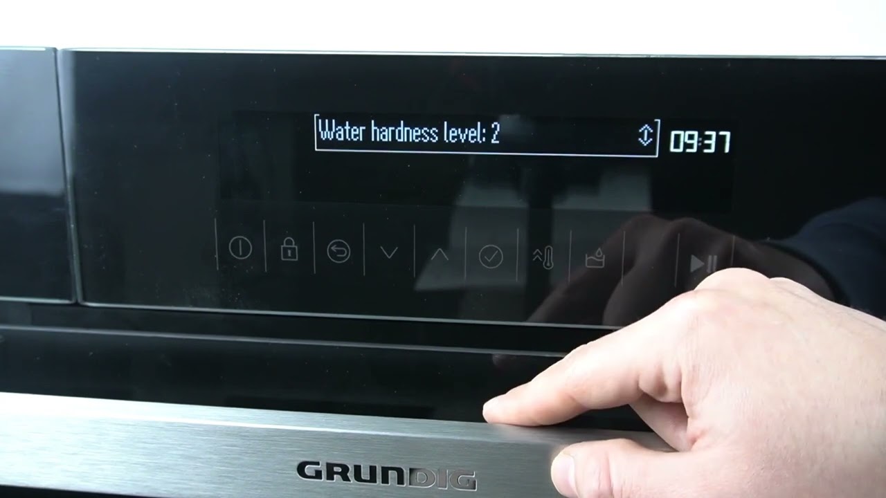 HAIER HWDQ90B416FWB-S – Come cambiare la durezza dell'acqua