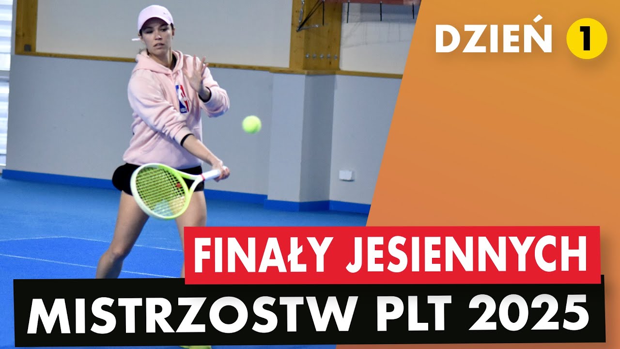 NA ŻYWO: FINAŁY JESIENNYCH MISTRZOSTW @PolskaLigaTenisa 2025 [SOBOTA]
