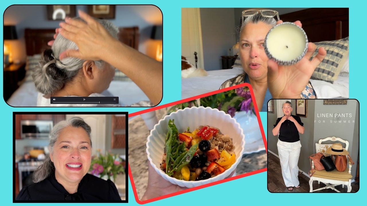 How I prepare for summer VLOG 🌺🧖‍♀️🌺🥗🌺 - summer skincare, curly hair, sprouted beans, summer outfits