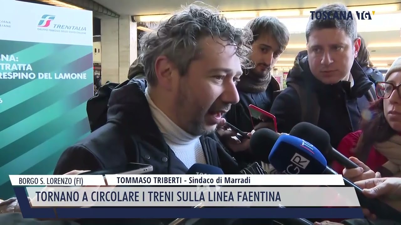 2026-01-19 BORGO S. LORENZO (FI) - TORNANO A CIRCOLARE I TRENI SULLA LINEA FAENTINA