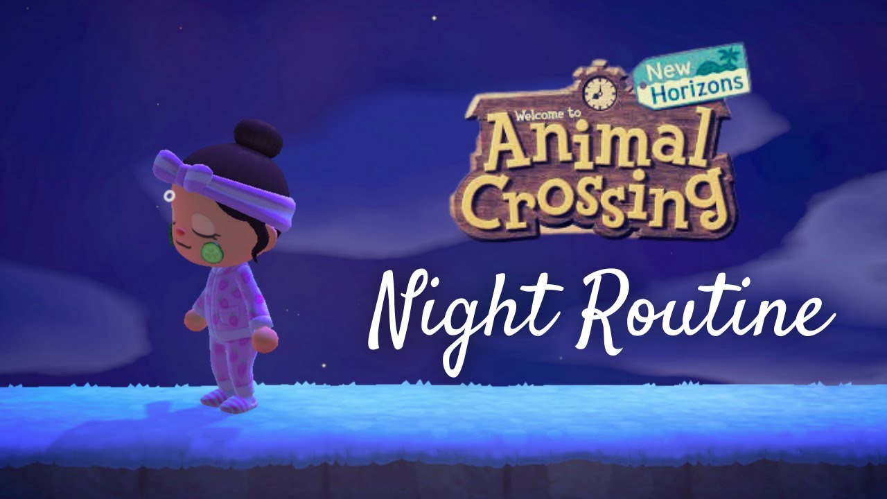 My Night Routine in Animal Crossing New Horizons | Winter