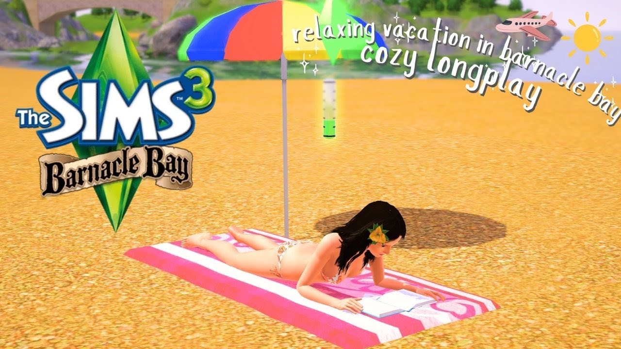 🌴 The Sims 3 | Relaxing Vacation in Barnacle Bay ☀️ Relaxing Longplay