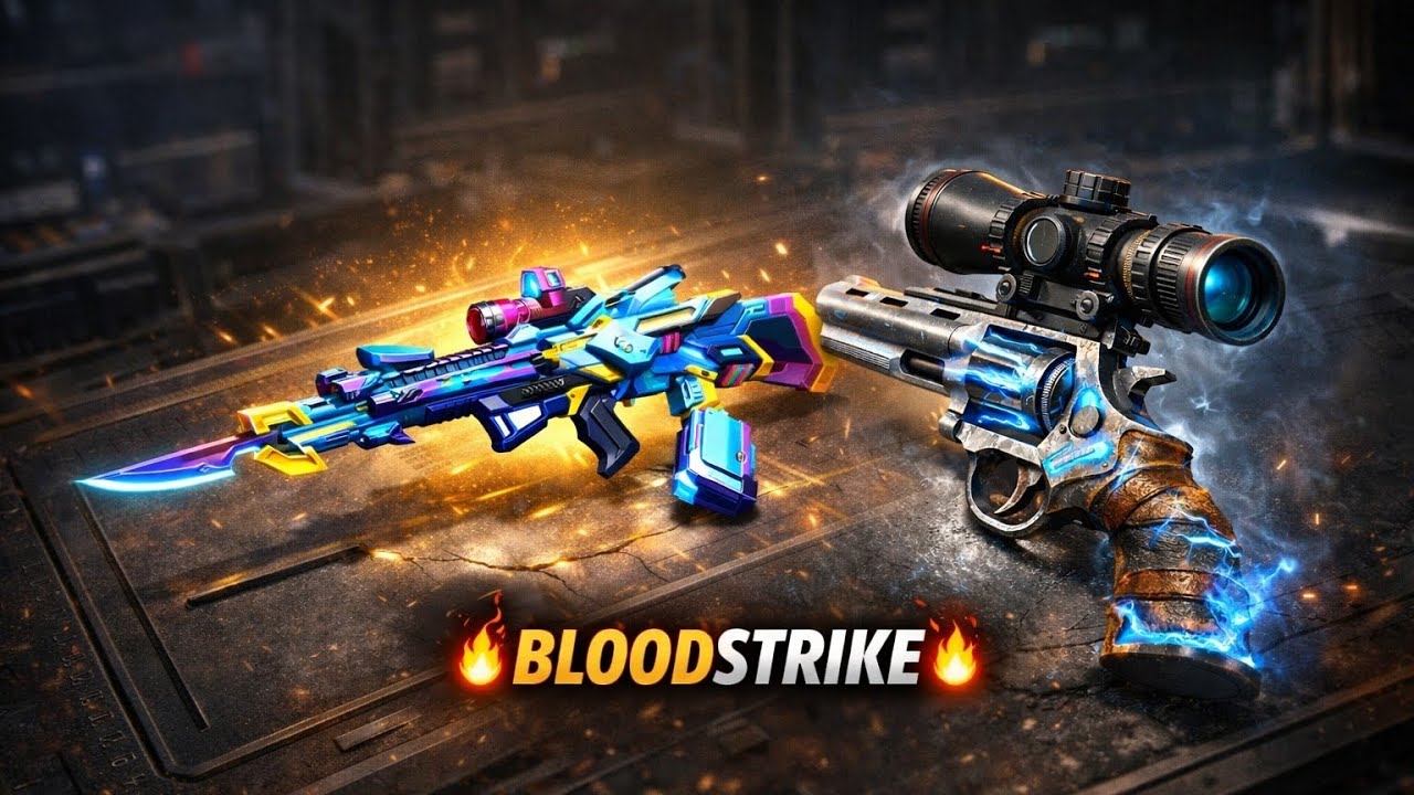 Bloodstrike gameplay Part-7 (🔥 revolver and assault rifle with cool skin 🔥)