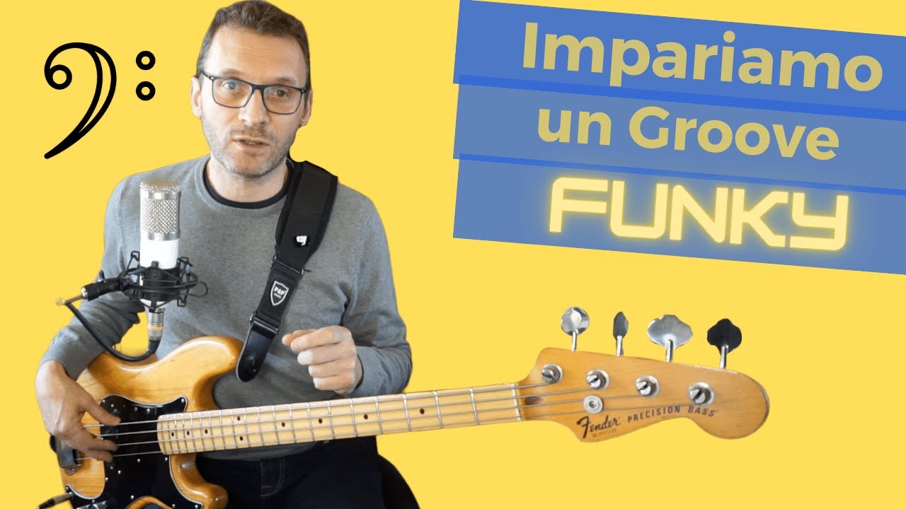 Impariamo un groove Funky con il Basso Elettrico: trascrizione, tab e lettura ritmica