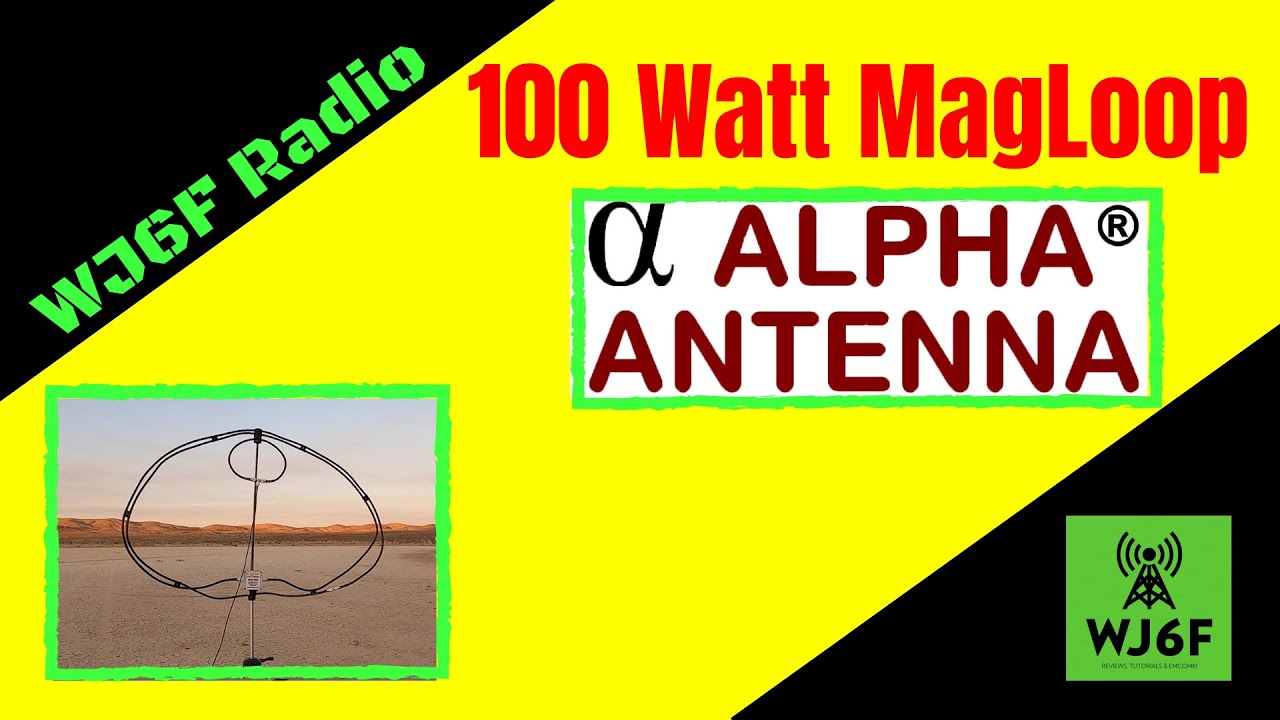 100 Вт Alpha Loop от антенны Alpha 10-80M HF MagLoop