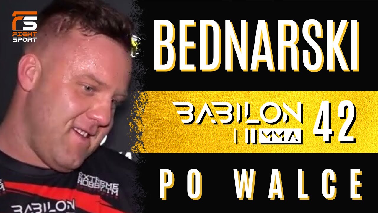 WIELKI DZIEŃ BENKA! MICHAŁ BEDNARSKI NOKAUTUJE NA BABILON MMA 42