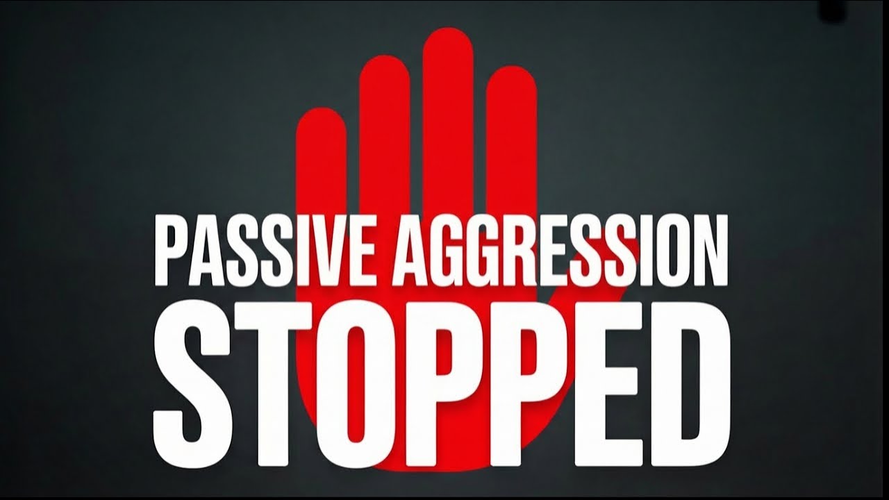 How to Neutralize Passive Aggression Instantly (The One Sentence)