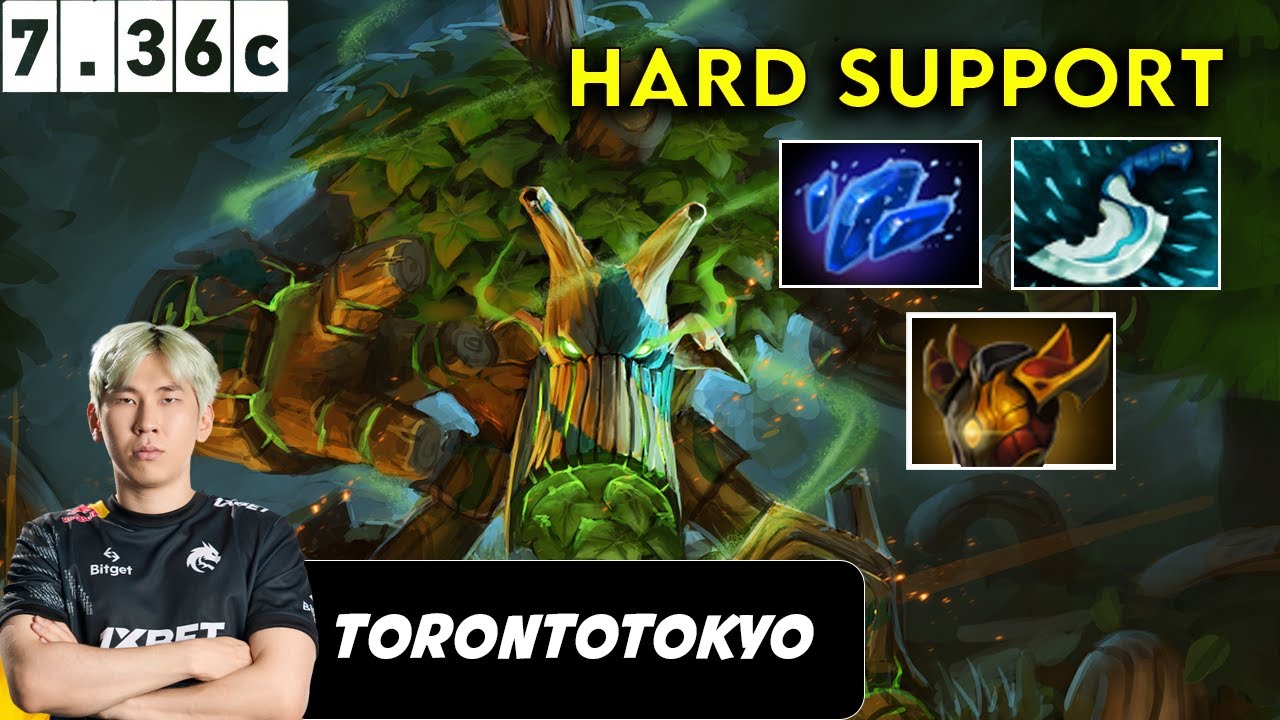 TORONTOTOKYO Treant Protector Hard Support - Dota 2 Patch 7.36c Pro Gameplay