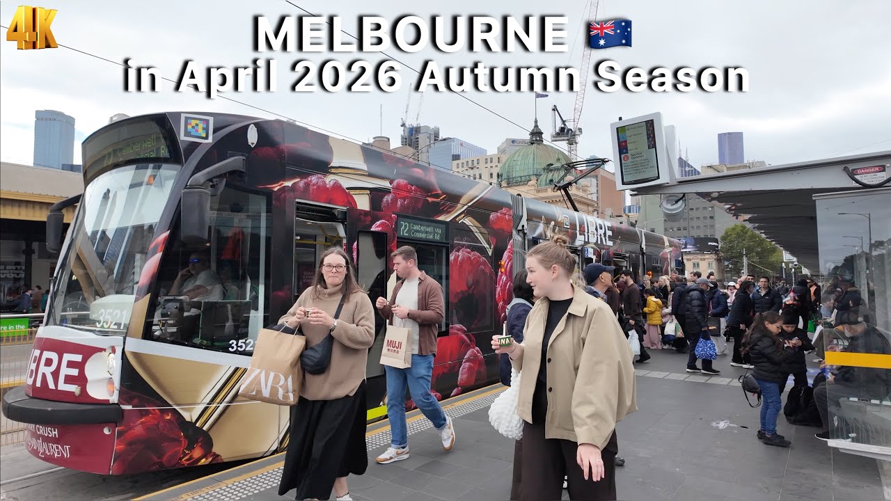 Melbourne Australia in April 2026 Autumn Season Walking Tour