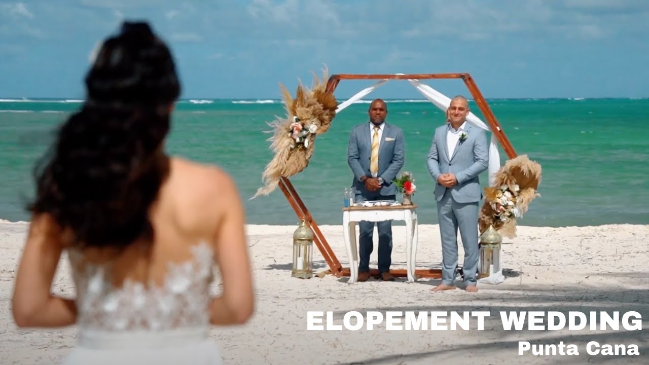 Elopement wedding and romantic story at Punta Cana resort