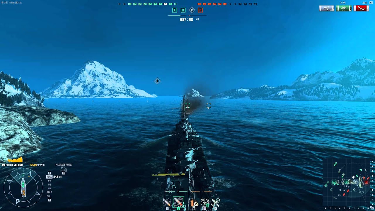 world of warships (multijoueur bataille aléatoire)