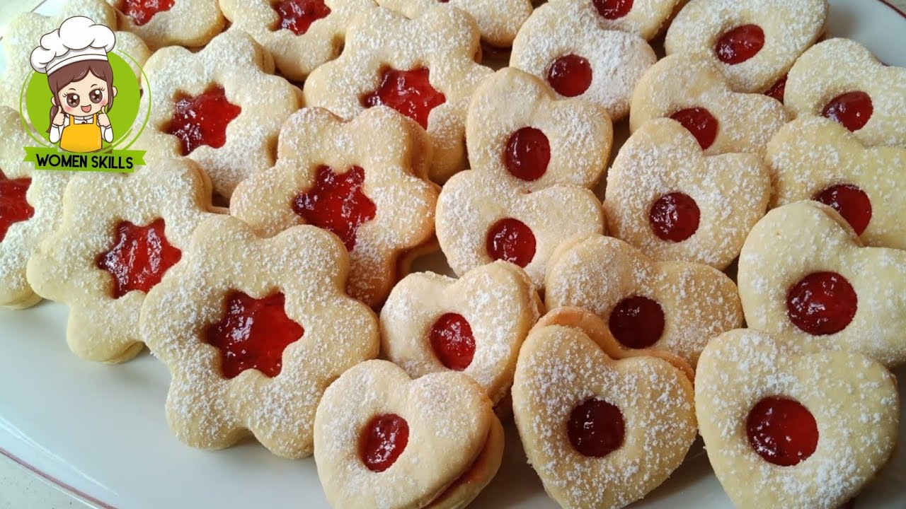 کلچه مربا دار برای عید در 10 دقیقه ll کلچه عیدی مربا دار ll cookie reciepe for Eid ll
