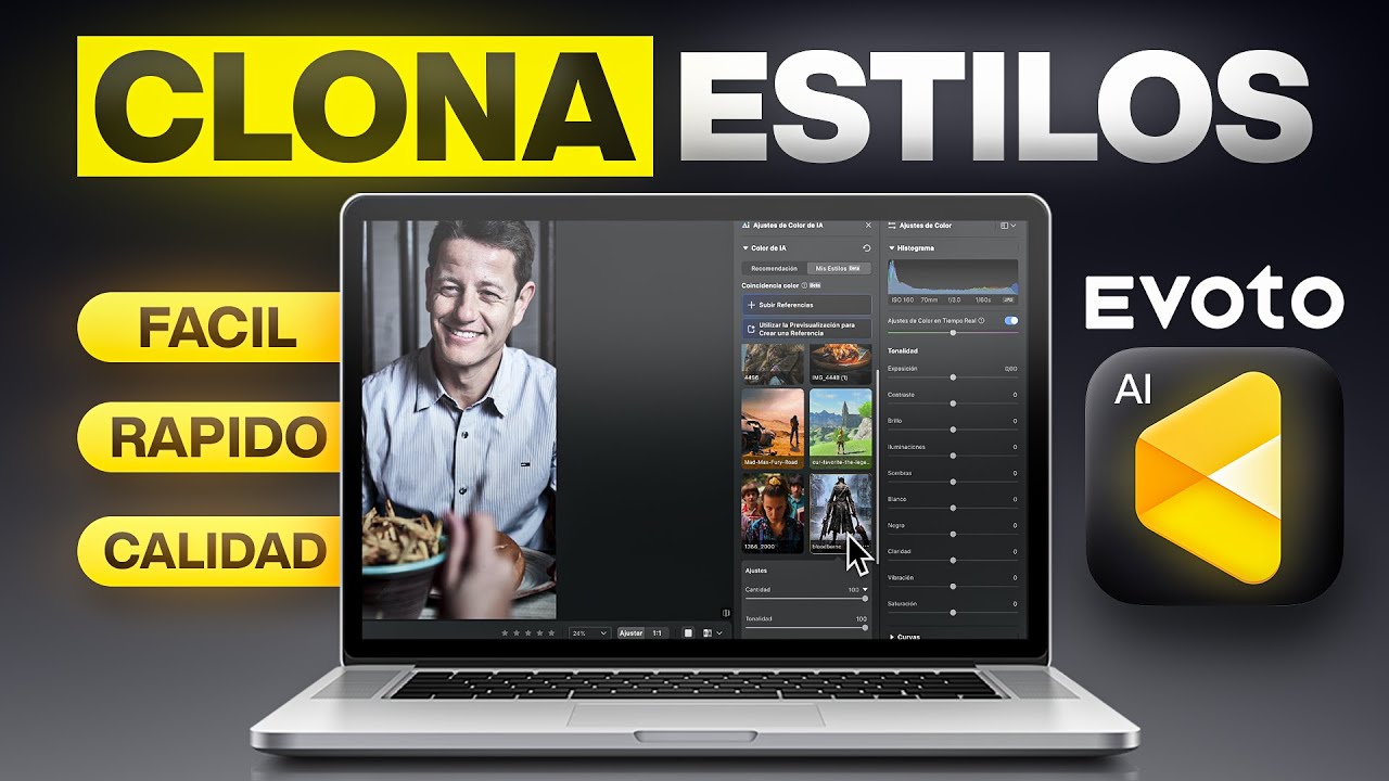Clona cualquier estilo de Fotografía con EVOTO!! 😱