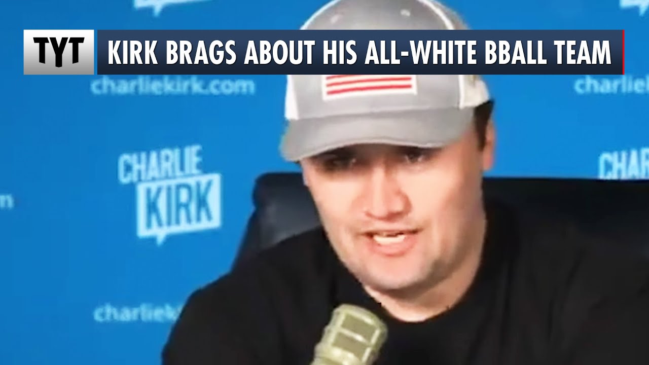 Charlie Kirk Boasts About His All-White Basketball Team