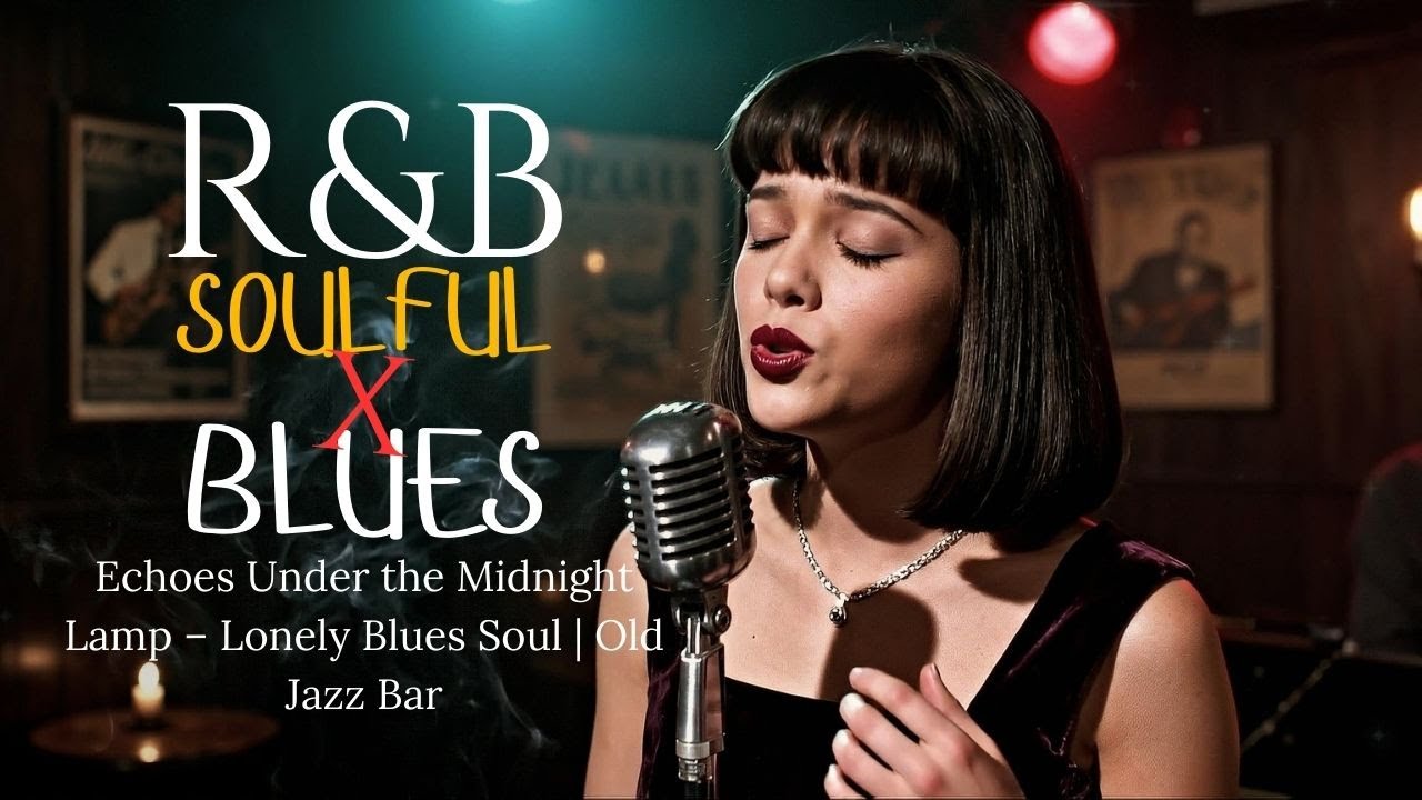 【R&B Soul x Blues】Echoes Under the Midnight Lamp – Lonely Blues Soul  Old Jazz Bar
