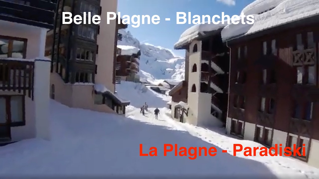 La Plagne Day 1 - Belle Plagne to Bellecote