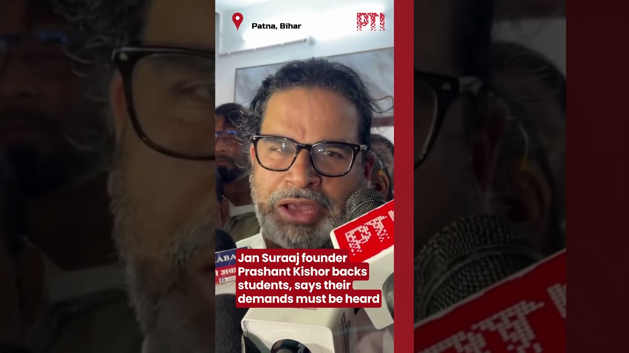 Jan Suraaj founder Prashant Kishor backs students, says their demands must be heard