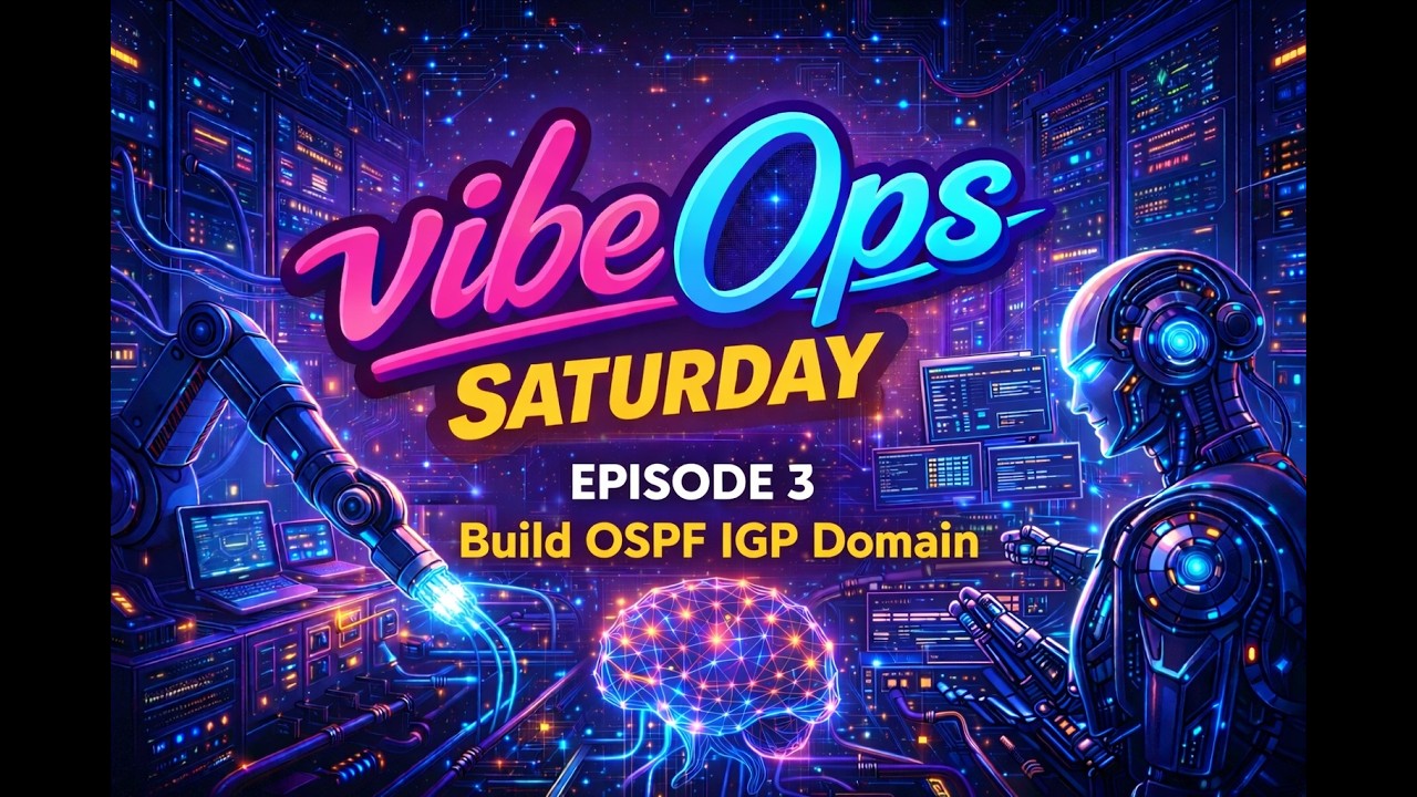 vibeOps Saturday | Episode 3: Build OSPF IGP Domain
