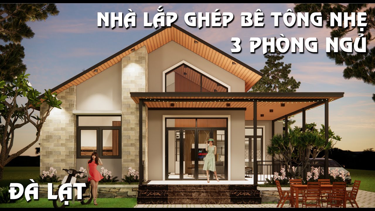 #120 NHÀ LẮP GHÉP BÊ TÔNG NHẸ & CYCLE PAN - LÂM ĐỒNG - LH: 09.888.476.74