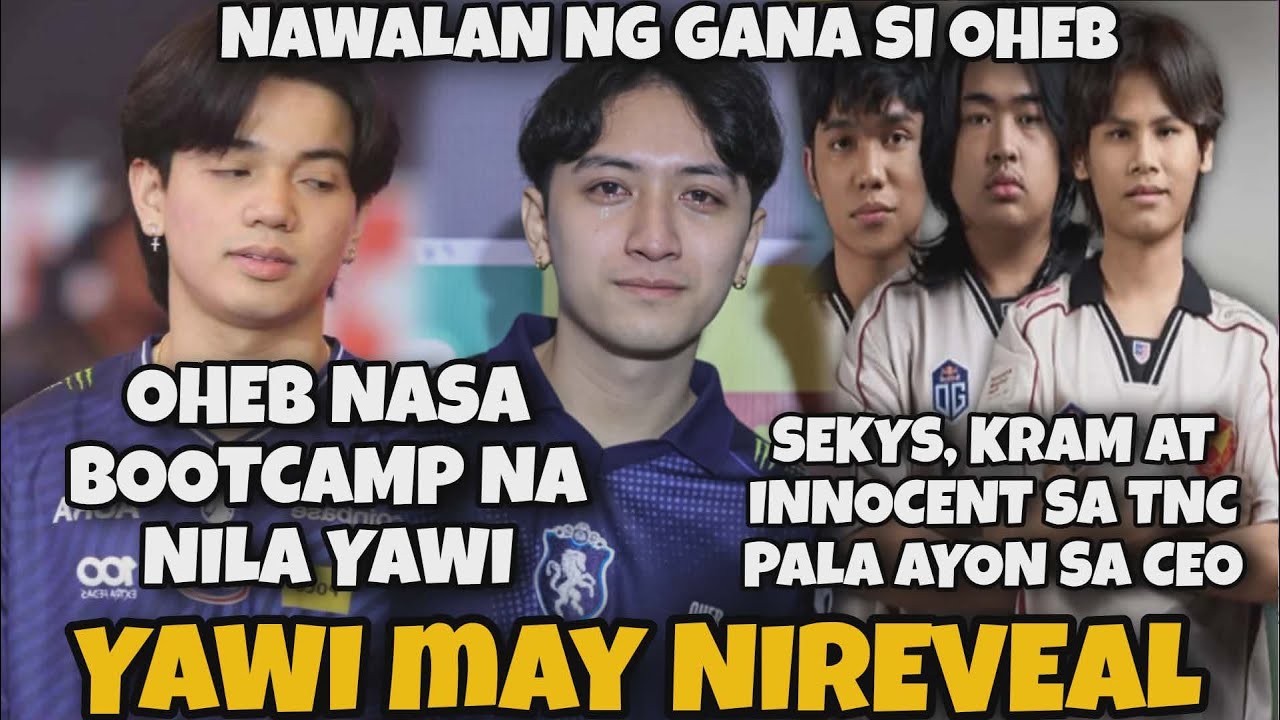 OHEB NASA BOOTCAMP NA NILA YAWI AYON SA KANYA! SEKYS, KRAM AT INNOCENT SA TNC DAW AYON SA CEO
