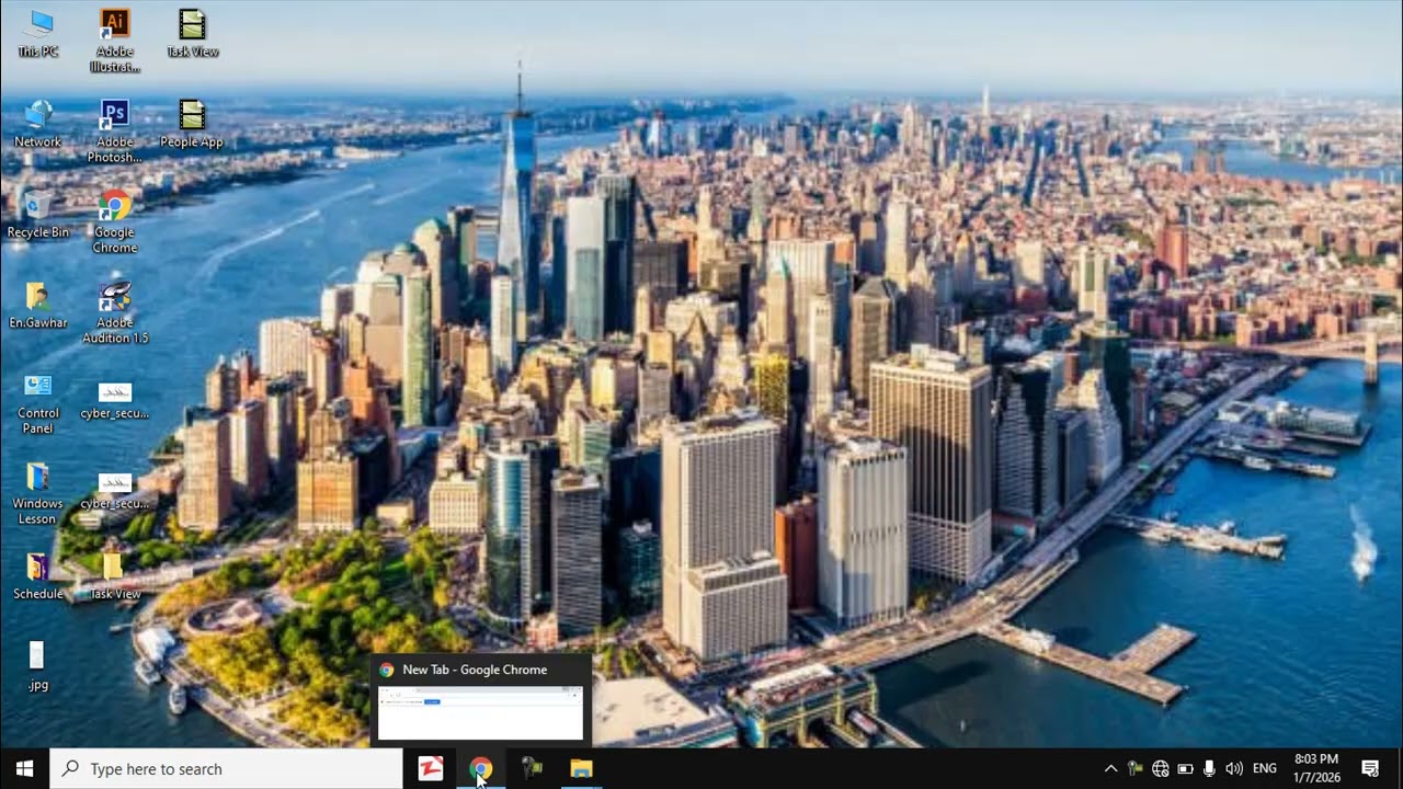 Taskbar Menu 2 in Windows 10