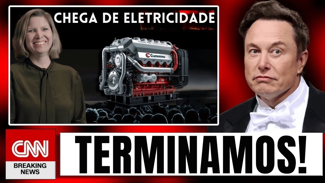 5 minutos atrás: O CEO da Cummins apresentou o novo motor limpo!