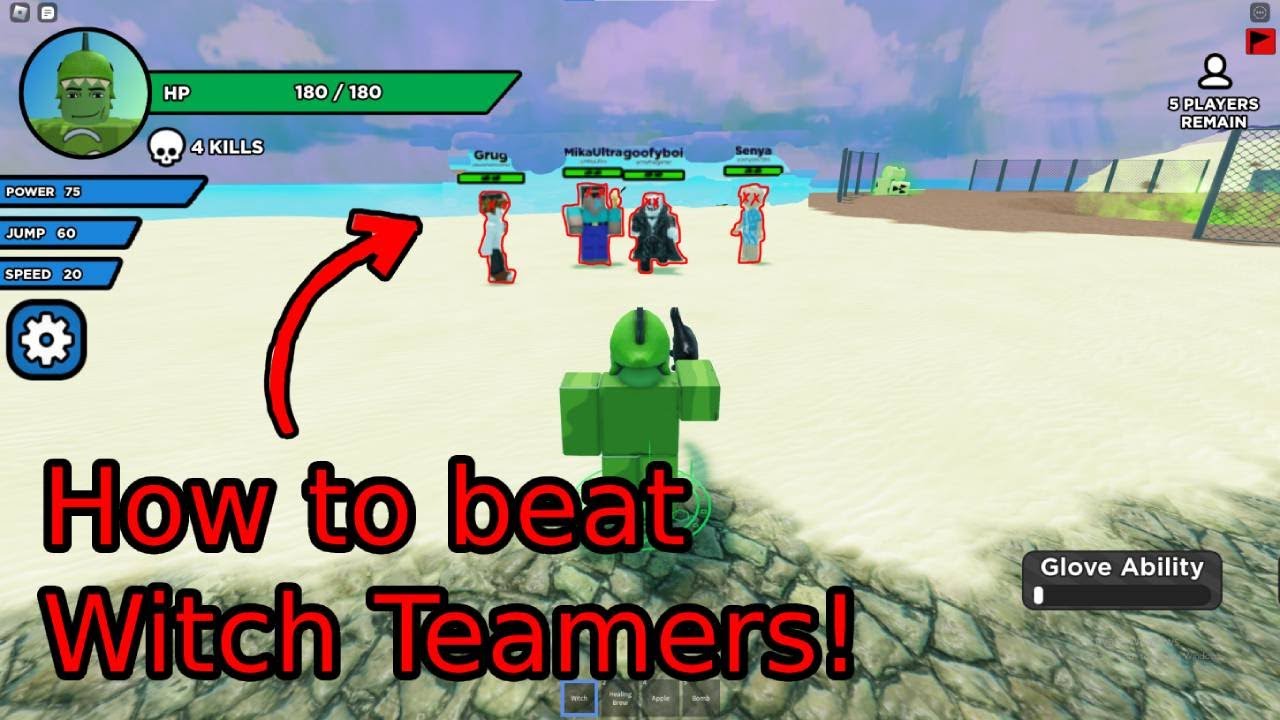 How to BEAT WITCH TEAMERS in Slap Royale (FULL GUIDE)