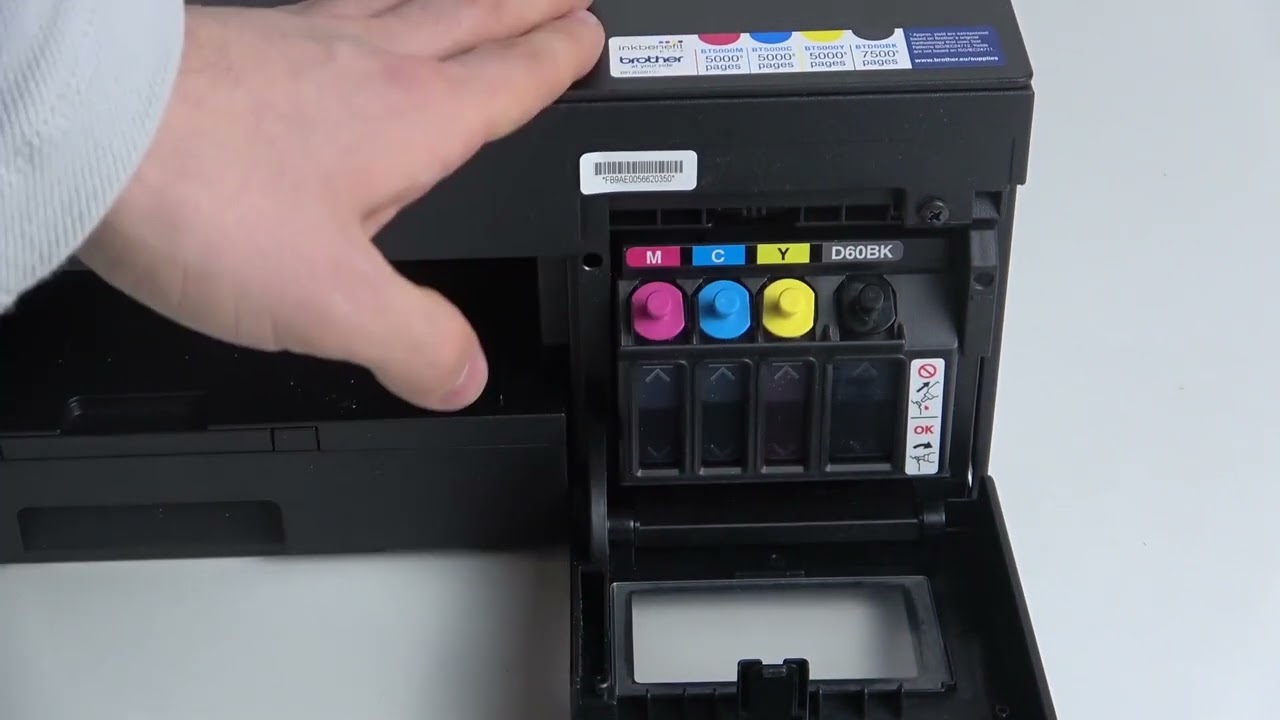 BROTHER DCP-T420W インク補充方法