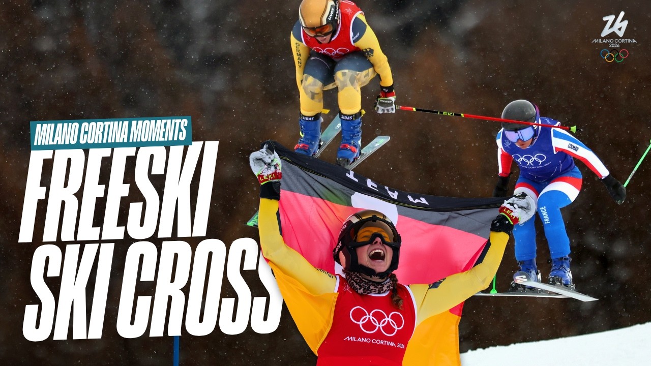 A Perfect Run for Gold 🇩🇪🥇 | Ski Cross - Women's Final | Milano Cortina Moments