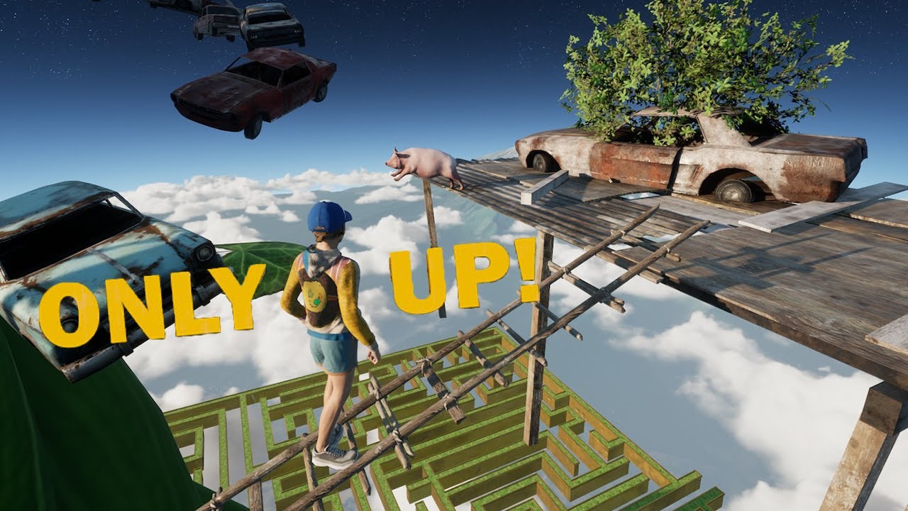 【生放送録画】ついに天空まで行って完全クリアします【 Only Up! 】